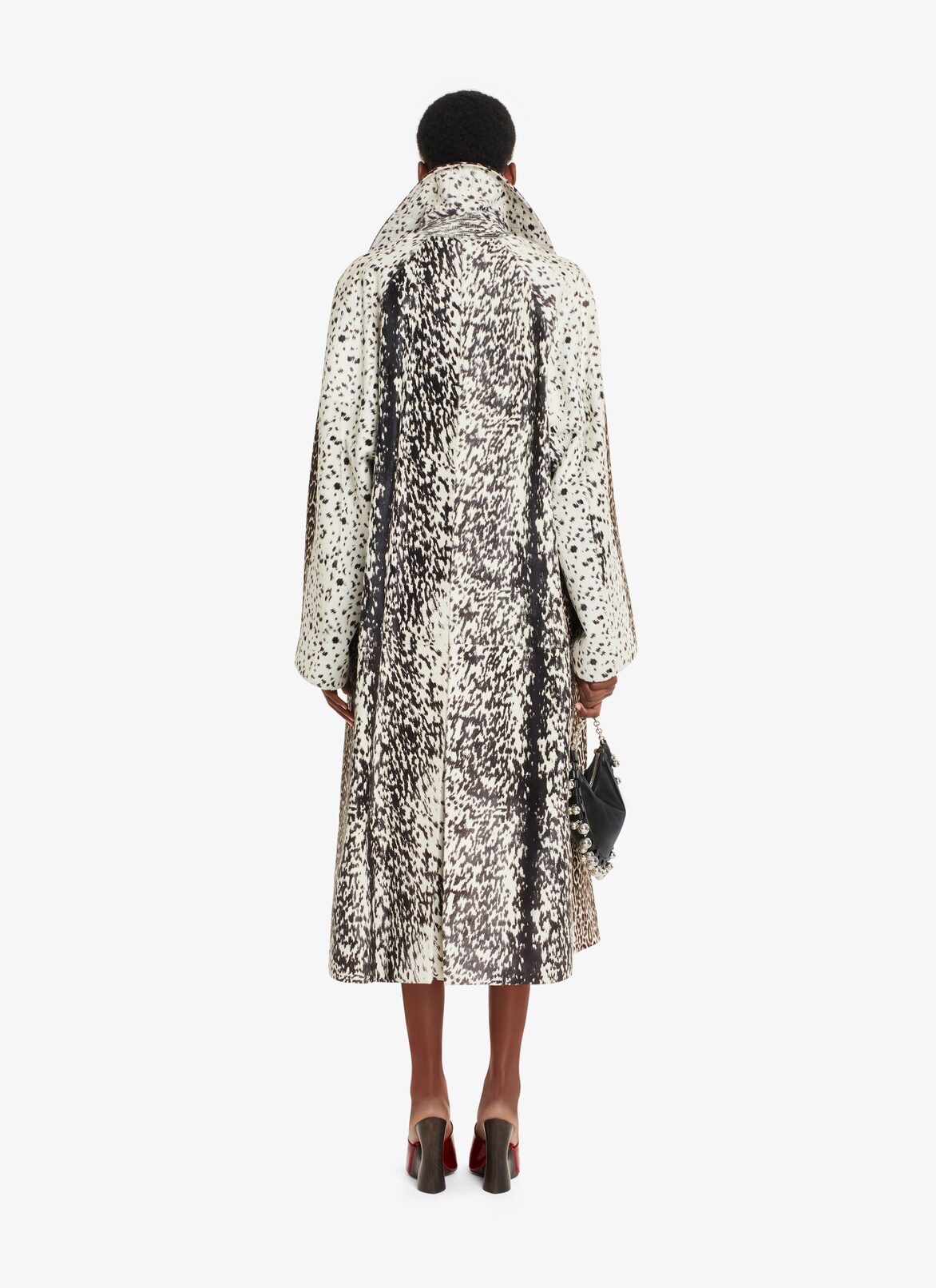 LONG PONY LEOPARD AND LYNX COAT ALAÏA  LONG PONY LEOPARD AND LYNX COAT